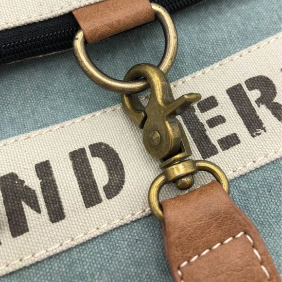 New Mona B Escape The Ordinary Up Fold-Over Crossbody - Sky Blue - Picture 4 of 10